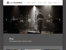 Tablet Screenshot of leovillanova.net